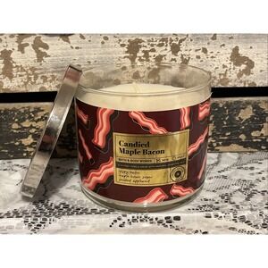 Bath & Body Works CANDIED MAPLE BACON 3-wick 14.5oz Candle